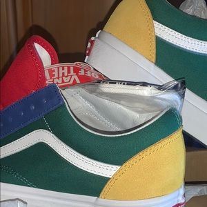 Color blocked Low cut Vans Suede/Canvas🔥